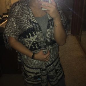 Tribal pattern kimono